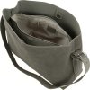 Női szürke velúr shopper táska (Méret ONE SIZE)