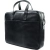 SOLIER fekete férfi bőrtáska