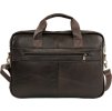 Nagy, sötétbarna férfi bőrtáska MILO laptophoz és dokumentumokhoz