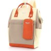 Himawari bézs-sárga-narancssárga női hátizsák praktikus tokkal