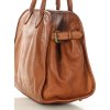 MARCO MAZZINI barna kézitáska olasz bőrből (Méret ONE SIZE)