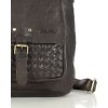 MARCO MAZZINI sötétbarna bőr hátizsák (Méret ONE SIZE)