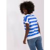 Fehér-kék csíkos póló