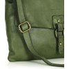 MARCO MAZZINI Bőr crossbody táska - zöld