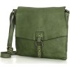 MARCO MAZZINI Bőr crossbody táska - zöld