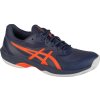 Sötétkék férfi teniszcipő narancssárga elemekkel ASICS Gel-Challenger 14 Clay/OC