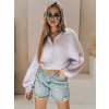 Kék női farmer rövidnadrág övvel HOT SUMMER