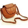 Marco Mazzini camel  bőr crossbody kézitáska