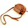 Marco Mazzini camel  bőr crossbody kézitáska