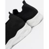 Fekete könnyű női bebújós sportcipő