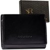 Rovicky fekete sima kis pénztárca V305