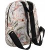 Városi hátizsák madár és levél mintával Rovicky