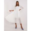 Fehér női ruha 3/4-es ujjú