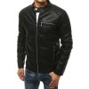 Fekete férfi műbőr dzseki