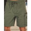 Sötétzöld férfi nadrág zsebekkel