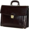Férfi bőr barna aktatáska LORENZ