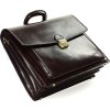 Férfi bőr barna aktatáska LORENZ