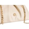 Rovicky bézs női láncos clutch táska