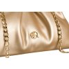 Rovicky arany színű női clutch táska láncon