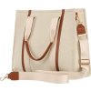 Peterson bézs-barna női shopper táska állítható pánttal