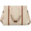 Peterson bézs-barna női shopper táska állítható pánttal