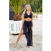 Fekete női strandpareo nadrág Self Dancing