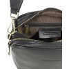 MARCO MAZZINI Fekete crossbody két rekesszel