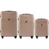 Champagne három darabos bőröndkészlet FINCH