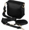 Rovicky fekete crossbody kézitáska levehető pénztárcával