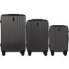 Sötétszürke bőrönd szett EGRET