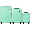 Menta színű utazóbőrönd szett
