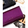 Peterson Sötétlila lakkbőr pénztárca Y621