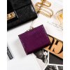 Peterson Sötétlila kis lakkbőr pénztárca Y625