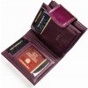 Peterson Sötétlila kis lakkbőr pénztárca Y625