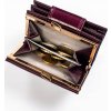 Peterson Sötétlila kis lakkbőr pénztárca Y625