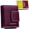 Peterson Sötétlila kis lakkbőr pénztárca Y625