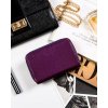 PTN Sötét lila, sima, fényes bőr pénztárca Y630