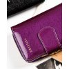 PTN Sötét lila, sima, fényes bőr pénztárca Y630