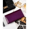 Peterson Sötét lila elegáns lakkbőr pénztárca Y632