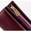 Peterson Sötét lila elegáns lakkbőr pénztárca Y632