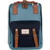 Himawari kék női városi hátizsák laptop rekesszel