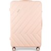 SOLIER bézs utazóbőrönd KYOTO 2XL méret