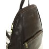 MARCO MAZZINI Sötétbarna elegáns női bőr hátizsák