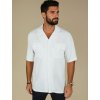Fehér férfi viszkóz ing rövid ujjú