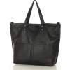MARCO MAZZINI Fekete női shopper táska tevebőrből