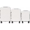 Három darabos fehér Phinx bőrönd szett