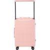 Világos rózsaszín közepes méretű utazóbőrönd WINGS BUNTING