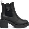 Elegáns női fekete chelsea csizma Sergio Leone, 7 cm-es sarok
