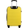 Sárga közepes méretű utazóbőrönd WINGS GANNET