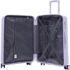Világoslila 3 db-os utazóbőrönd szett WINGS COCKATIEL